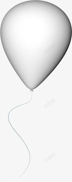 白色气球背景七夕情人节素材