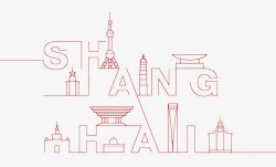 上海的东方明珠上海印象艺术高清图片