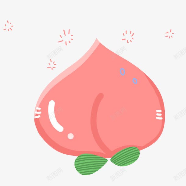 桃子png免抠素材_88icon https://88icon.com 桃子 水果 白桃 美食