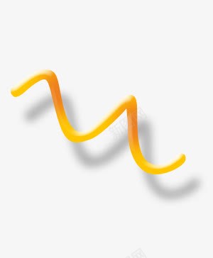 活动背景装饰png免抠素材_88icon https://88icon.com 彩带 条纹 波浪形 活动元素 黄色