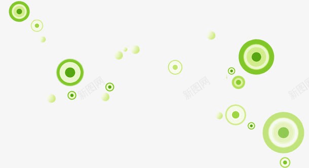 绿色圆圈背景装饰png免抠素材_88icon https://88icon.com 圆圈背景素材 圈圈 春天 活力 生命 绿色