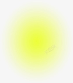 黄色透明斑点发光特效素材