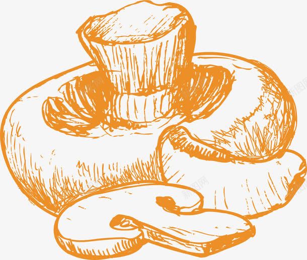 黄色蘑菇png免抠素材_88icon https://88icon.com 卡通 手绘 菌菇 菌菇干货 菌菇拼盘 菌菇汤 野生菌菇