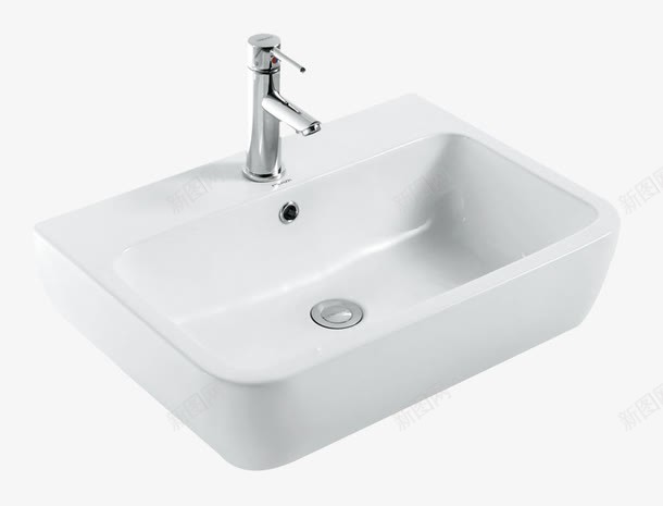 白色洗手池png免抠素材_88icon https://88icon.com 水龙头 洁具 洗手池 白色 陶瓷