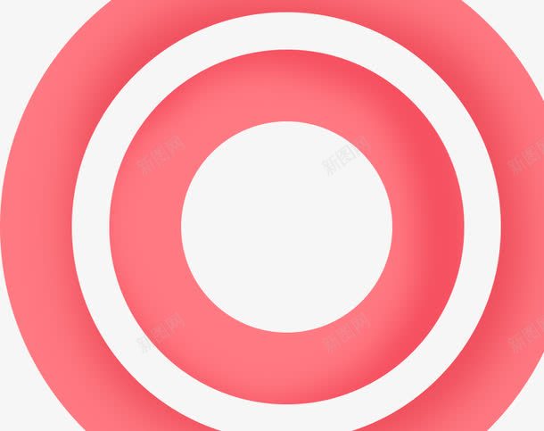 红色渐变同心圆png免抠素材_88icon https://88icon.com 喜庆 喜庆元素 圆环 淘宝 渐变 红色