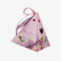 喜糖盒粉色欧式喜糖包装高清图片