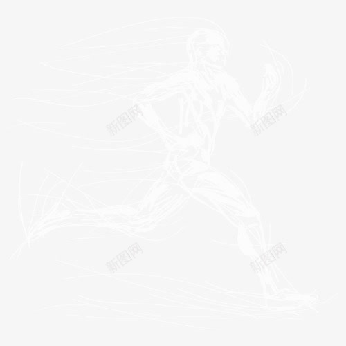 线性人物png免抠素材_88icon https://88icon.com 卡通有趣 手绘设计 白色线条 线性装饰 装饰图 运动人物