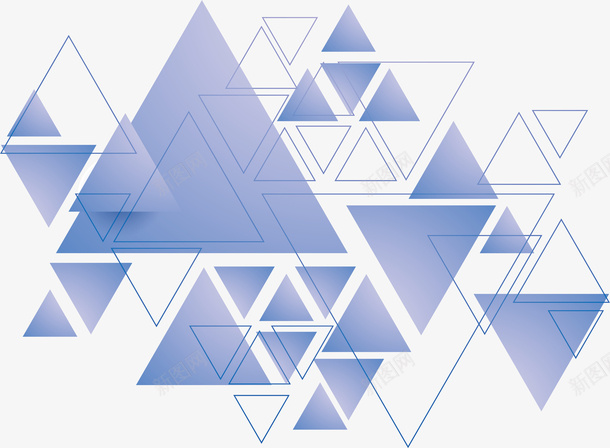 蓝色三角形花纹矢量图eps免抠素材_88icon https://88icon.com 三角花纹 几何图形 抽象花纹 矢量png 艺术感 蓝色三角形 矢量图