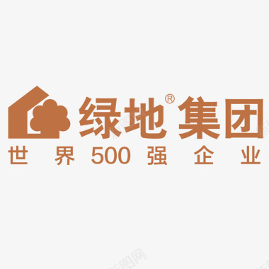 褐色座椅绿地集团LOGO图标图标