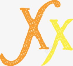 英文字母X英文字母X高清图片