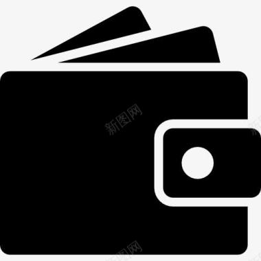 简单商务名片卡的钱标图标图标