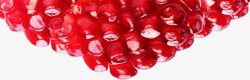 红色新鲜石榴颗粒水果素材
