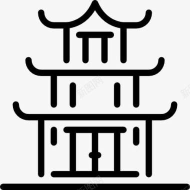 宝塔Pagoda图标图标
