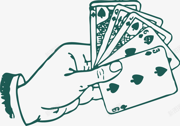手拿扑克牌png免抠素材_88icon https://88icon.com 人物 手 扑克牌 打牌 纸质 赌场 赌注 黑桃