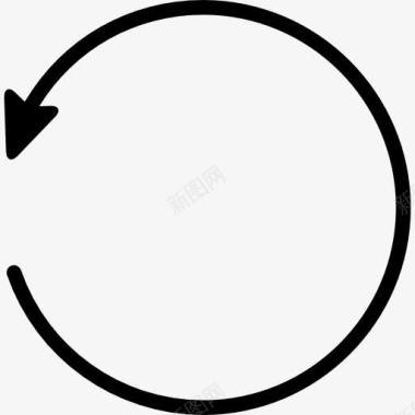 微循环循环箭头图标图标