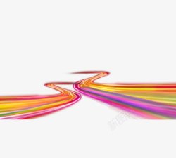 炫彩大道素材