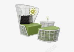 时尚现代家具绿色沙发高清图片