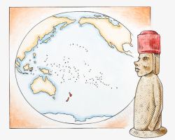 南美洲远古地图素材