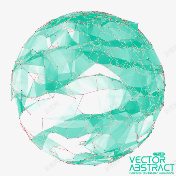 科技光效球体png免抠素材_88icon https://88icon.com 球体 球体轮廓 科技光效 绿色球体 菱形设计 设计