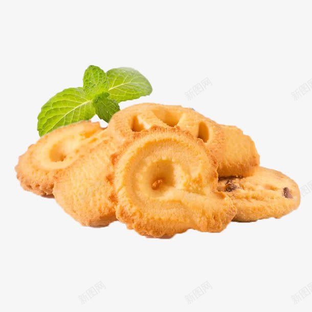 牛油曲奇饼png免抠素材_88icon https://88icon.com 产品实物 甜食 糕点 零食 食物 饼干
