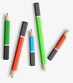 彩色铅笔蜡笔手绘素材