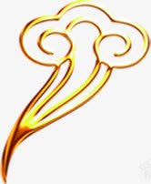 金色立体祥云金属金秋png免抠素材_88icon https://88icon.com 祥云 立体 金属 金秋 金色