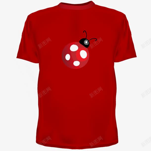 红色T恤png免抠素材_88icon https://88icon.com Tshirt T恤 T恤衫 七星瓢虫 半袖 商务T恤 广告衫 形象T恤衫 恤衫 文化衫 文化衫设计 时尚T恤 红色T恤 衬衫