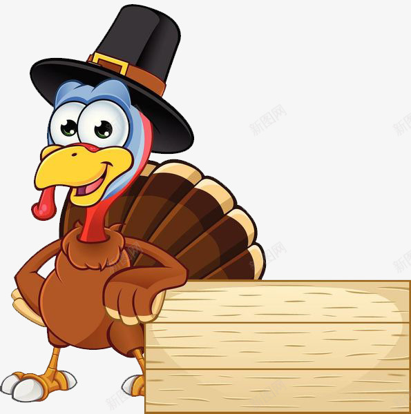靠在木板上的火鸡png免抠素材_88icon https://88icon.com ppt插图 卡通 商务 广告牌 彩色手绘 插图 木板 火鸡