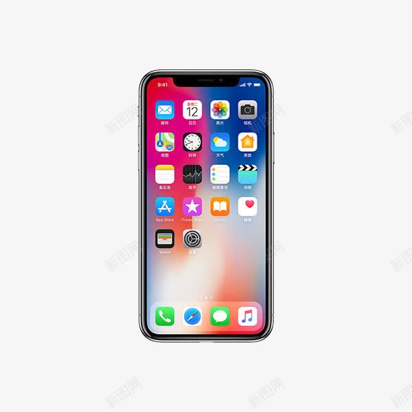 iPhoneX应用正面图png免抠素材_88icon https://88icon.com AI X iPhone iPhone8 iphone 乔布斯 人脸识别技术 全面屏 宣传单 技术 未来 苹果8 苹果8plus 苹果X 超视网膜 面部识别 预售