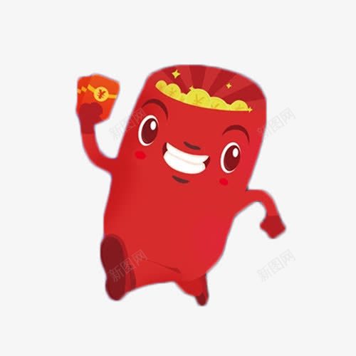 卡通红包png免抠素材_88icon https://88icon.com 卡通 喜庆 新年 红包 装饰