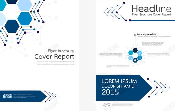 多边形背景单页png_88icon https://88icon.com 二折页 传单版式 商务册子 多边形 宣传册子 宣传单 宣传单背景 封面模板 封面设计 手册 折页 折页底板 方案册子 时尚几何单页 样机宣传册 矢量几何单页设计 蓝色