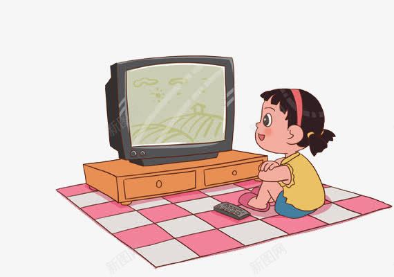 小女孩看电视png免抠素材_88icon https://88icon.com 保护视力 回忆看电视 女孩 爱护眼睛 电视