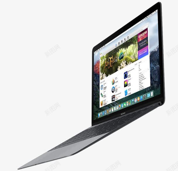 苹果MacBookpng免抠素材_88icon https://88icon.com 一台苹果电脑效果图 产品实物 苹果MacBook 苹果电脑 苹果笔记本 苹果超极本 银灰色笔记本