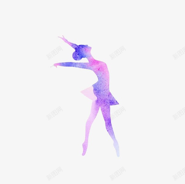 水彩紫色优雅芭蕾舞者png免抠素材_88icon https://88icon.com 优雅 水彩 紫色 舞者 舞蹈 舞蹈跳舞培训班招生 芭蕾 跳舞