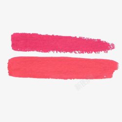 画笔水彩水彩红色笔刷高清图片