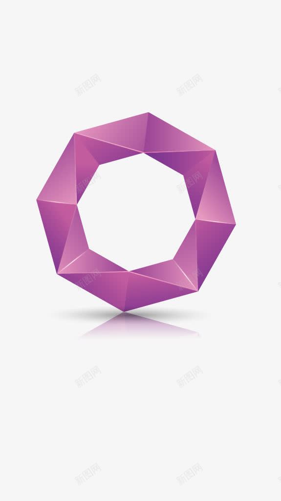 立体几何图形矢量图ai免抠素材_88icon https://88icon.com 六边形 几何体 标志 立体 紫色 矢量图