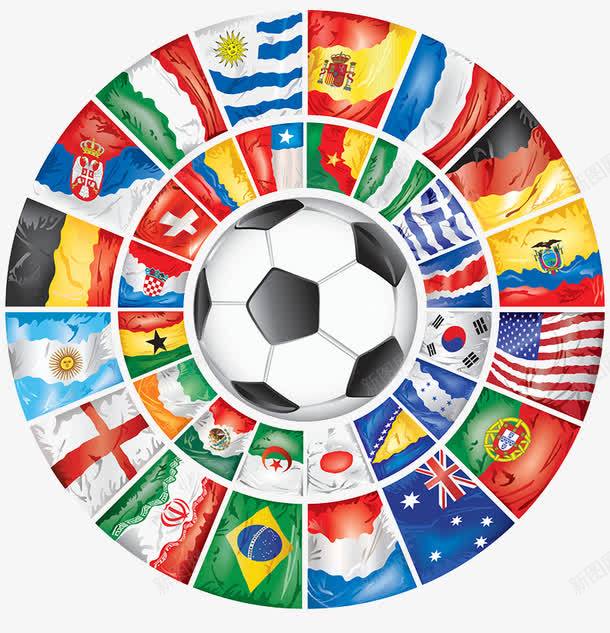 世界杯足球海报png免抠素材_88icon https://88icon.com 世界杯 巴西 澳洲 环形 环绕 葡萄牙国旗 足球 阿根廷