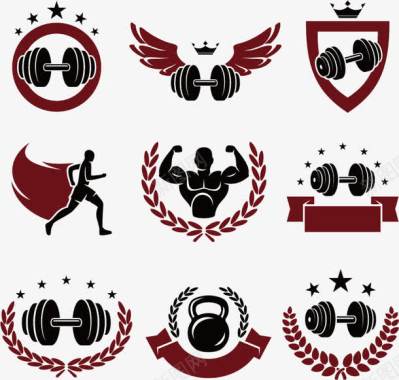 健身健身logo图标图标