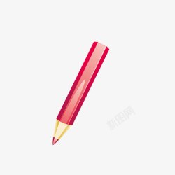 红色小铅笔素材