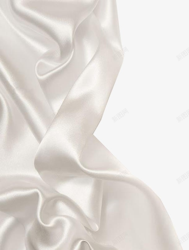白色绸缎面料png免抠素材_88icon https://88icon.com 布料素材 白色 白色绸缎 绸缎 面料