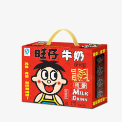 红枣牛奶包装旺仔牛奶包装高清图片