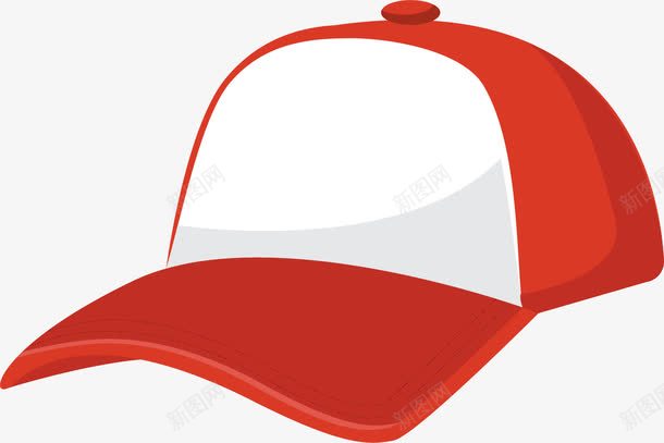 红白色旅游帽png免抠素材_88icon https://88icon.com 帽子 旅游帽 时尚旅游帽 棒球帽 红白色 鸭舌帽