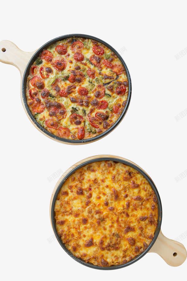 两份披萨png免抠素材_88icon https://88icon.com 快餐食品 披萨 烘焙 美食