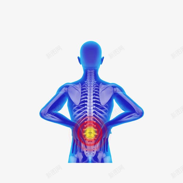 手绘腰椎疼痛X光人体图png免抠素材_88icon https://88icon.com X光人体图 人体构造 拍X光线 生病病痛 腰椎疼痛 身体构造图 颈肩腰腿痛