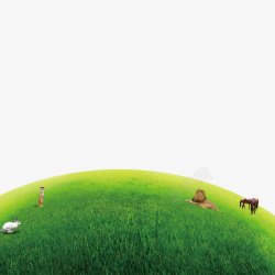 青海旅游画册自然绿色的草地高清图片