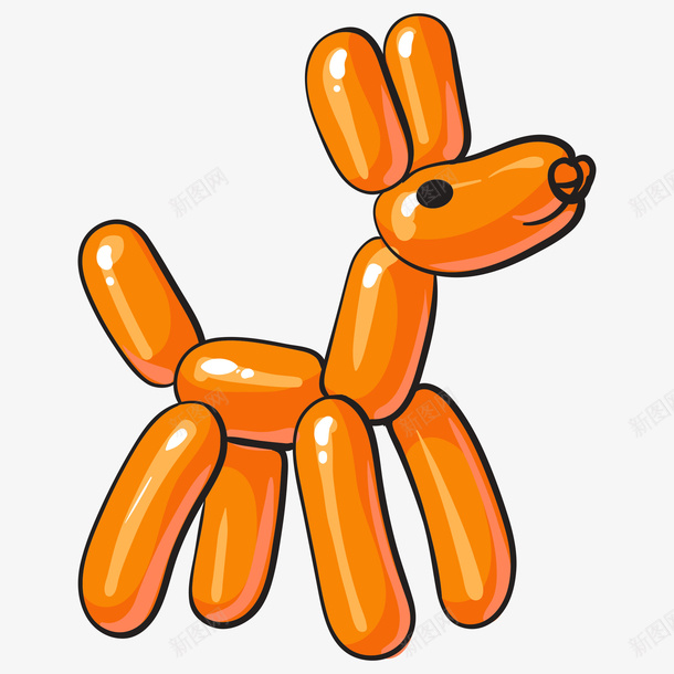 气球制作小狗图案png免抠素材_88icon https://88icon.com 创意 可爱的 小狗 手工制作 气球 玩具 简图