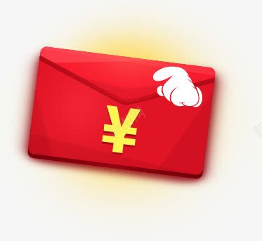 红色立体红包白色手指png免抠素材_88icon https://88icon.com 手指 白色 立体 红包 红色