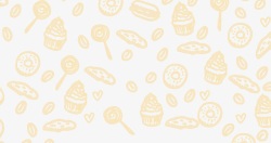 甜甜圈餐车美食图案底纹高清图片