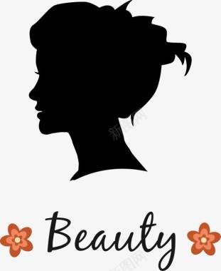 美容logo设计女性美容美发logo图标图标