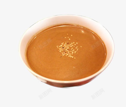 碗中的芝麻酱png免抠素材_88icon https://88icon.com 健康食品 火锅必备 芝麻酱 调料 麻汁